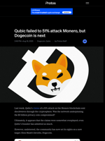 Qubic failed to 51% attack Monero, but Dogecoin is next