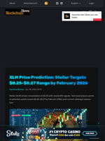XLM Price Prediction: Stellar Targets $0.25-$0.27 Range by February 2026 - Blockchain.News