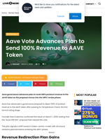 Aave Vote Moves to Send All Revenue to AAVE Token
