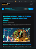 Breaking: Optimism Trades at $0.68 as 116M Token Unlock Creates Mixed Signals - Blockchain.News