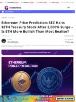 Ethereum Price Prediction: SEC Halts QMMM After 2,000%
