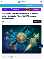 BREAKING: 9 European Banks Form Stablecoin Consortium to Fight Dollar Dominance