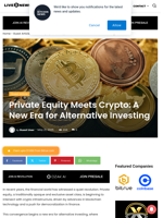 Private Equity Meets Crypto: A New Era for Alternative Investing | Live Bitcoin News