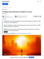 3 Hidden Gem Altcoins to Consider for June 2025