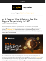 AI & Crypto: Why AI Tokens Are The Biggest Opportunity In 2025
