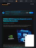 NVIDIA DRIVE Hyperion Expands Level 4 Robotaxi Ecosystem - Blockchain.News