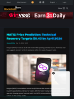 MATIC Price Prediction: Technical Recovery Targets $0.43 by April 2026 - Blockchain.News