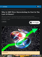 Why Is XRP Price Skyrocketing So Fast In The Last 24 Hours?