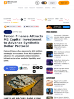 Falcon Finance Attracts M2 Capital Investment to Advance Synthetic Dollar Protocol – Crypto News Bitcoin News