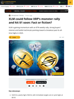 XLM Could Follow XRP’s Rally And Break $1 In 2025