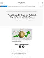 These Bitcoin On-Chain and Technical Signals Point to a Market Reset