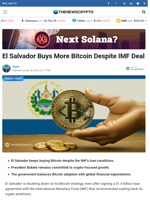 El Salvador Buys More Bitcoin Despite IMF Deal - TheNewsCrypto