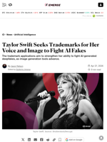 Taylor Swift Seeks Trademarks for Her Voice and Image to Fight AI Fakes - Decrypt