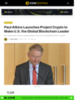 Paul Atkins Launches Project Crypto to Make U.S. the Global Blockchain Leader