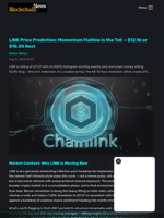 LINK Price Prediction: Momentum Flatline Is the Tell — $12.16 or $10.55 Next - Blockchain.News