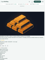 DekaBank buys $15.2 million in shares of Bitcoin treasury firm Strategy
