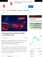 Hyperliquid’s Record Run Puts DEXs in the Driver’s Seat - NullTX