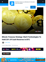 Bitcoin Treasury Strategy: Marti Technologies To Hold 20% Of Cash Reserves In BTC | Bitcoinist.com