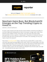 Nexchain Gains Buzz, But BlockchainFX Emerges as the Top Trending Crypto to Invest In