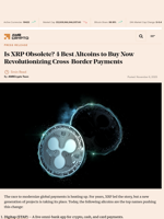 Is XRP Obsolete? 4 Best Altcoins to Buy Now Revolutionizing Cross-Border Payments - AMBCrypto