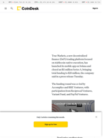 True Markets Raises $11M Series A, Launches Mobile-First DeFi Trading App on Solana