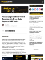 Positive Dogecoin Price Outlook Coincides with Cross-Chain Support of XRP Tundra