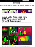 Aave Labs Proposes New DAO Value Accrual and Growth Framework - 
