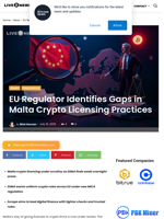 EU Regulator Identifies Gaps in Malta Crypto Licensing Practices | Live Bitcoin News