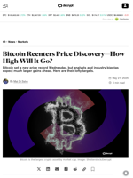 Bitcoin Reenters Price Discovery—How High Will It Go? - Decrypt