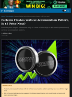 Fartcoin Flashes Vertical Accumulation Pattern, Is $3 Price Next?