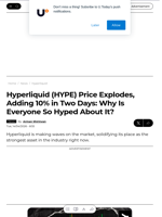 Hyperliquid (HYPE) Price Explodes, Adding 10% in Two Days: Why Is Everyone So Hyped About It? - U.Today