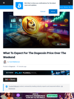 What To Expect For The Dogecoin Price Over The Weekend | Bitcoinist.com