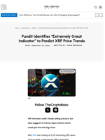 Pundit Identifies “Extremely Great Indicator” to Predict XRP Price Trends