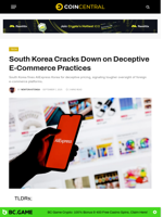 South Korea Cracks Down on Deceptive E-Commerce Practices - CoinCentral