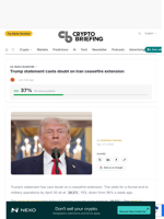 Trump statement casts doubt on Iran ceasefire extension