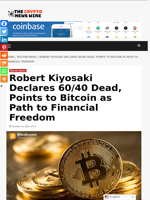 Robert Kiyosaki Declares 60/40 Dead, Points to Bitcoin as Path to Financial Freedom - The Crypto News Wire