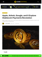 Apple, Airbnb, Google, and X Explore Stablecoin Payments Revolution