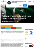 Pakistan Plans National Crypto Council for Digital Growth | Live Bitcoin News