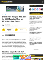 Bitcoin Price Analysis: What Does the $80K Rejection Mean for BTC's Short-Term Future?
