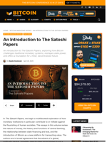 An Introduction To The Satoshi Papers