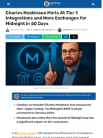 Midnight Set for Tier-1 Integrations and NewListings