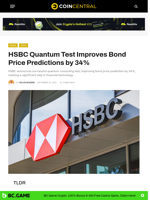 HSBC Successfully Integrates Quantum Computing