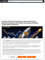 Litecoin (LTC) Price Prediction: Litecoin Poised for Explosive Breakout After Multi-Year Range, Analysts Target $250 and Beyond - Brave New Coin