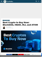 Best Crypto to Buy Now: BlockDAG, HBAR, INJ, and ATOM