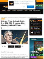 Bitcoin Price Outlook: Bulls Eye $98,000 Breakout After Holding $90,000 Zone