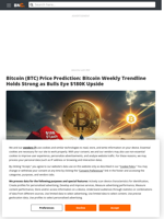 Bitcoin (BTC) Price Prediction: Bitcoin Weekly Trendline Holds Strong as Bulls Eye $180K Upside - Brave New Coin