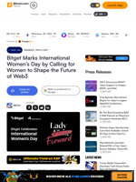 Bitget Marks International Women’s Day by Calling for Women to Shape the Future of Web3 – Branded Spotlight Bitcoin News