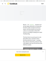 Low Hashprice Forces Bitcoin Miners to Sell Record BTC Ahead of $109k ATH