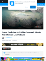 Crypto Funds See $3.3 Billion Comeback, Bitcoin And Ethereum Lead Rebound | Bitcoinist.com