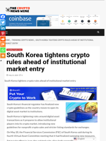 South Korea tightens crypto rules ahead of institutional market entry - The Crypto News Wire